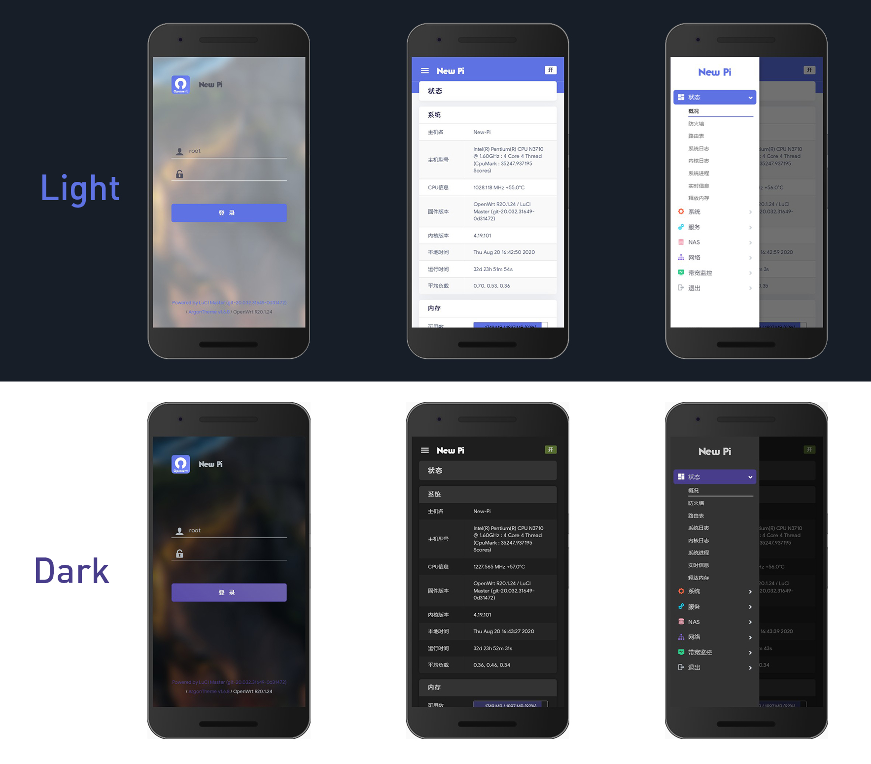 Argon主题移动端响应式设计