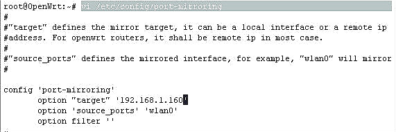 Openwrt 路由器监控配置_OpenWrt流量监控_Openwrt port-mirroring 安装教程