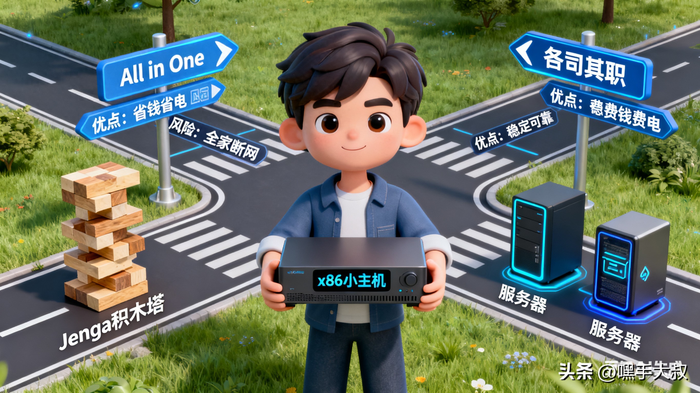 PVE软路由AIO方案对比分析_All in One家庭网络DIY优劣解析_OpenWrt多拨