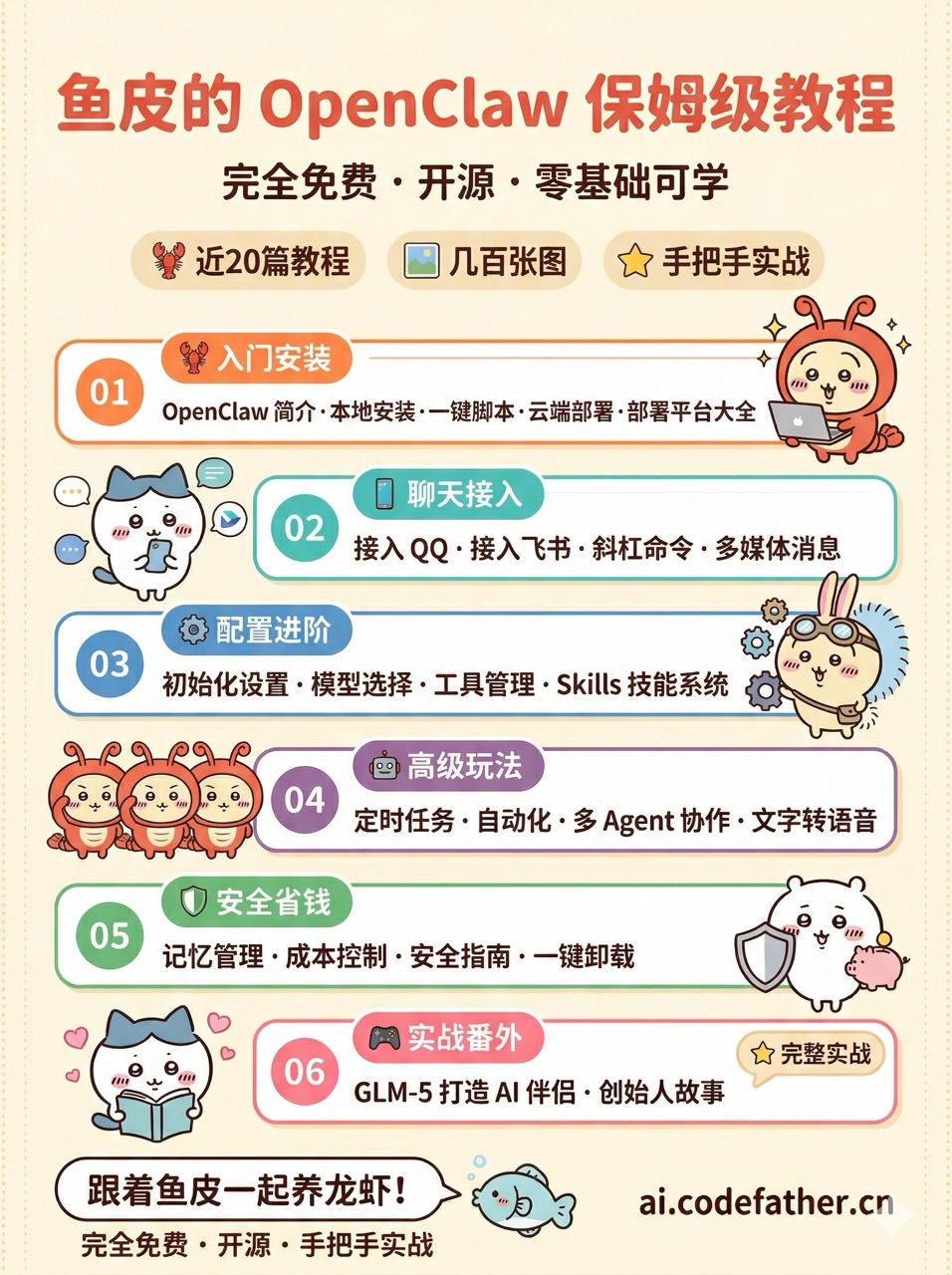 OpenClaw教程_OpenClaw入门指南_OpenClaw自学网