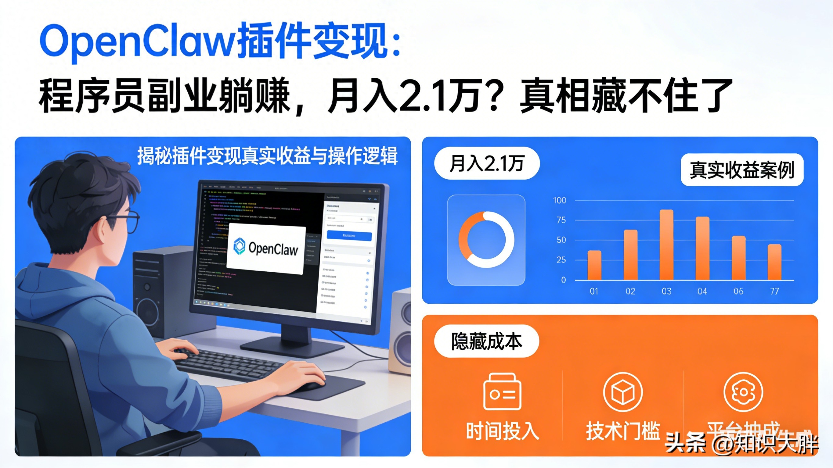 OpenClaw定制插件月入2.1万_OpenClaw开源AI框架开发者变现_OpenClaw开源协议