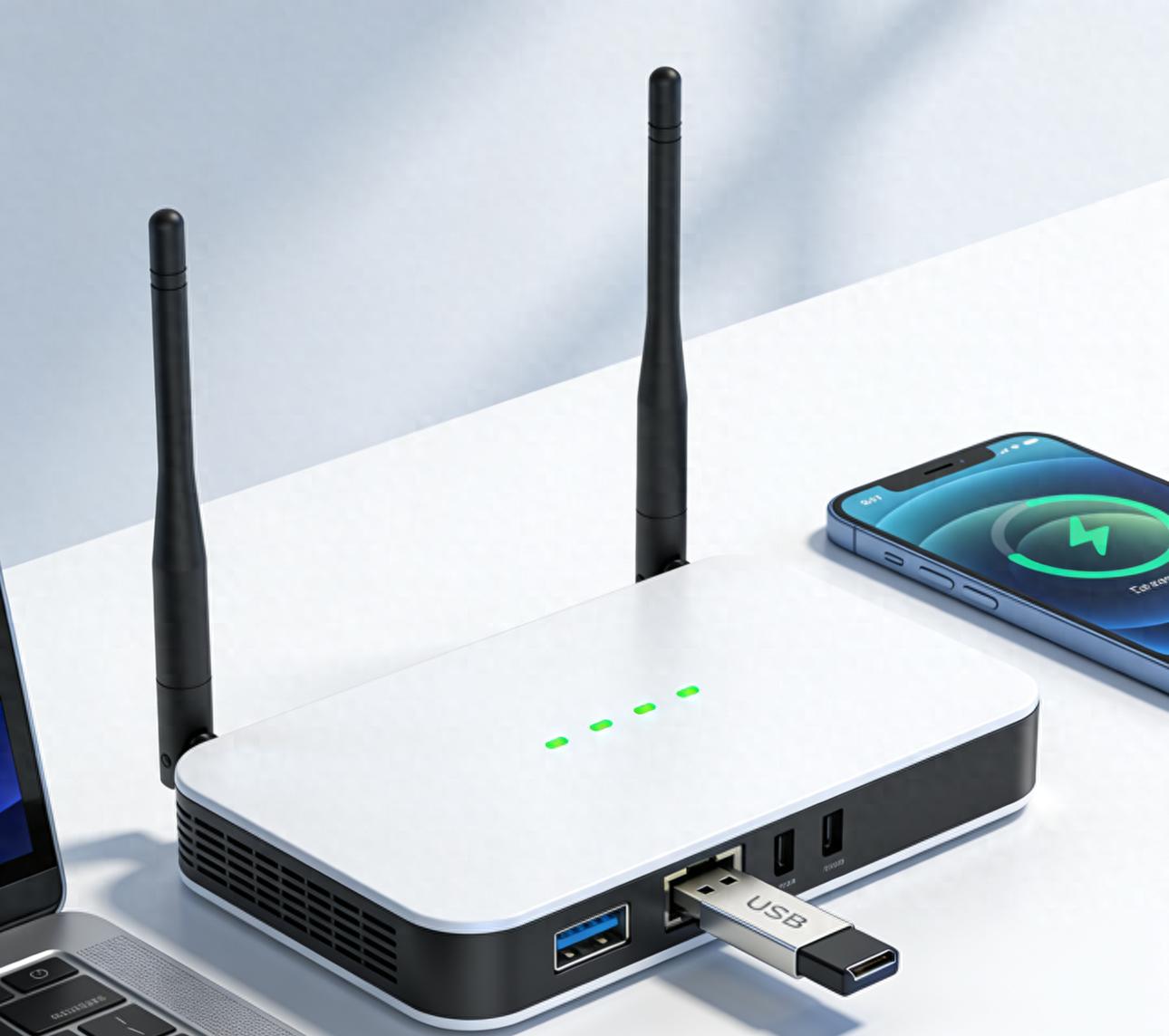 OpenWrt多拨_家庭网络存储方案_路由器USB接口功能