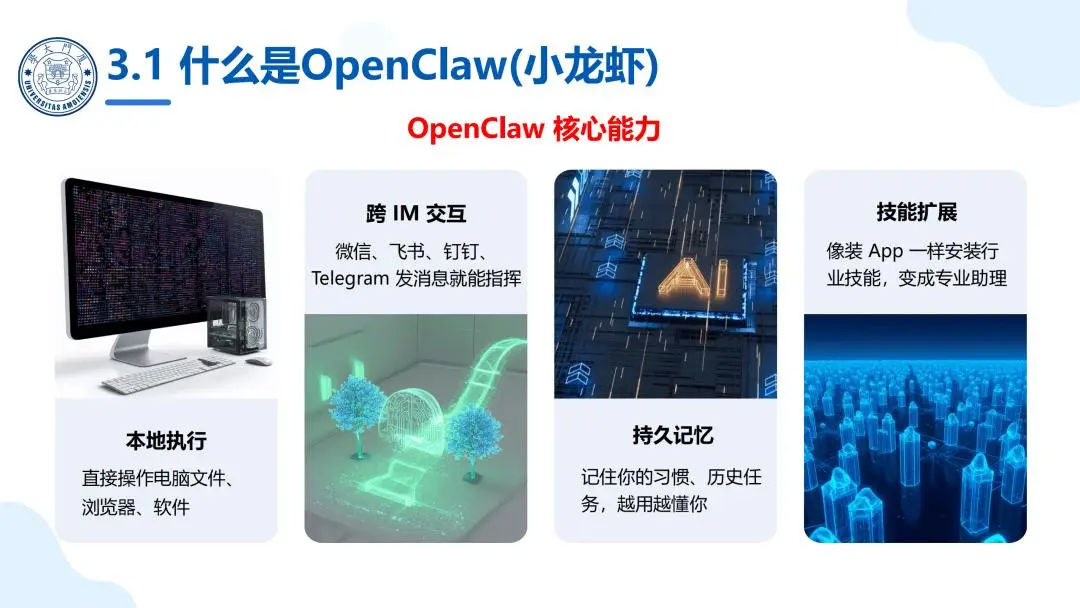 OpenClaw科研应用_厦门大学 OpenClaw 科普报告_智能体 OpenClaw 应用实践